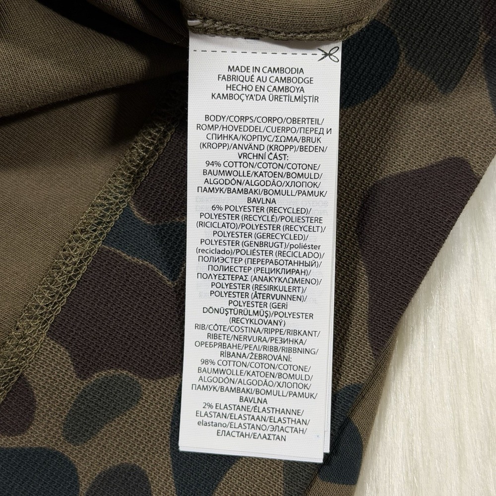 Polo Ralph Lauren Men's Size XLT Green Camo Double Knit Sweatshirt Long Sleeve - Picture 9 of 10